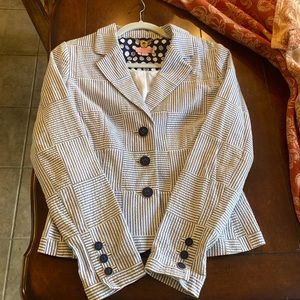 Seersucker blazer